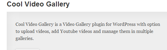 Cool Video Gallery Banner