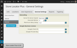 SLP 4.2.23 General Settings