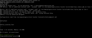 phpUnit Notices Not Errors
