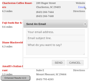ER 4.2.0 Popup Email Form