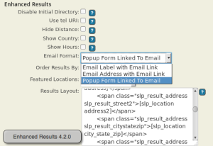 ER 4.2.0 UX Results Features Email