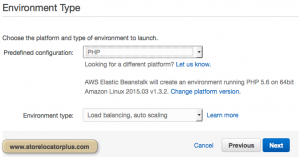 AWS ELB Environment Type